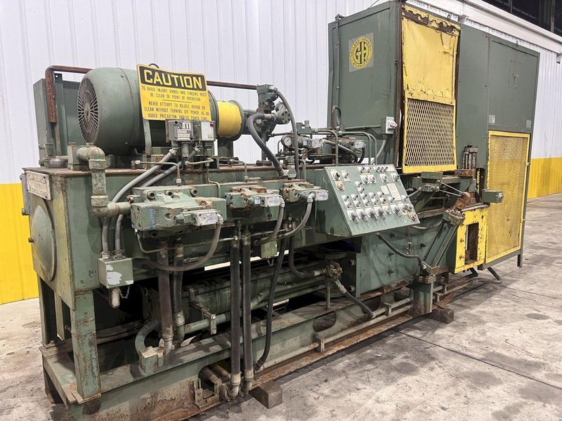 12" X 6" GALLAND HENNING MODEL #12DC DUAL COMPRESSION METAL SCRAP BALER: STOCK #21846