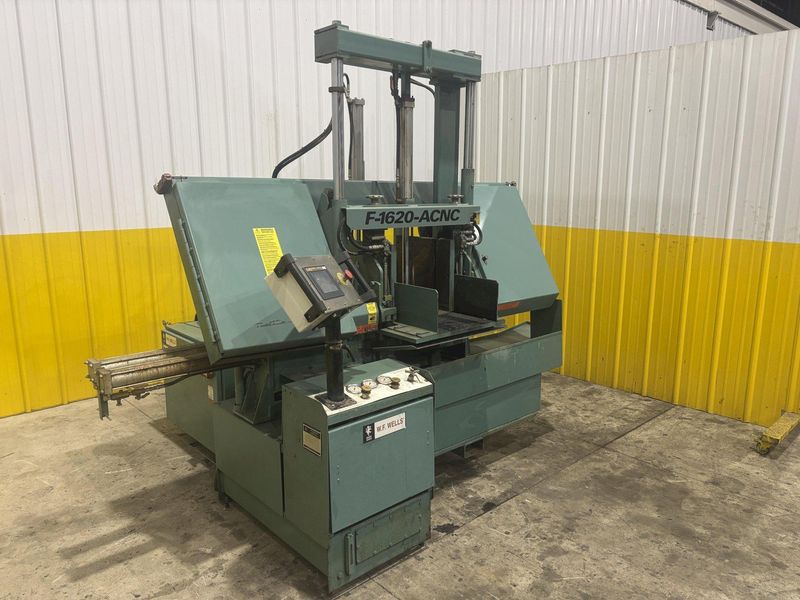 16" x 20" W.F. WELLS (NEW 2023) MODEL F-1620-A CNC AUTOMATIC HORIZONTAL BANDSAW W/ BUNDLING: STO