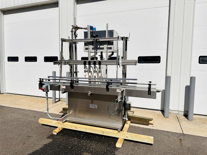 Cozzoli IFLM Four Headed Filler ||  Inline Fill-To-Level  ||  Manual Filler