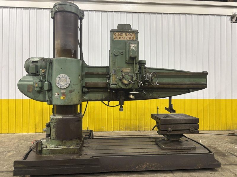 8' X 19" CINCINNATI BICKFORD MODEL #6E RADIAL DRILL: STOCK #18554