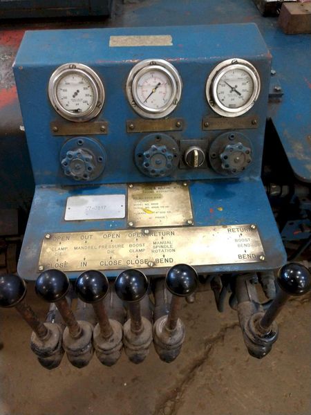 4" WALLACE COAST MODEL #4RDB HYDRAULIC PIPE BENDER: STOCK #12649
