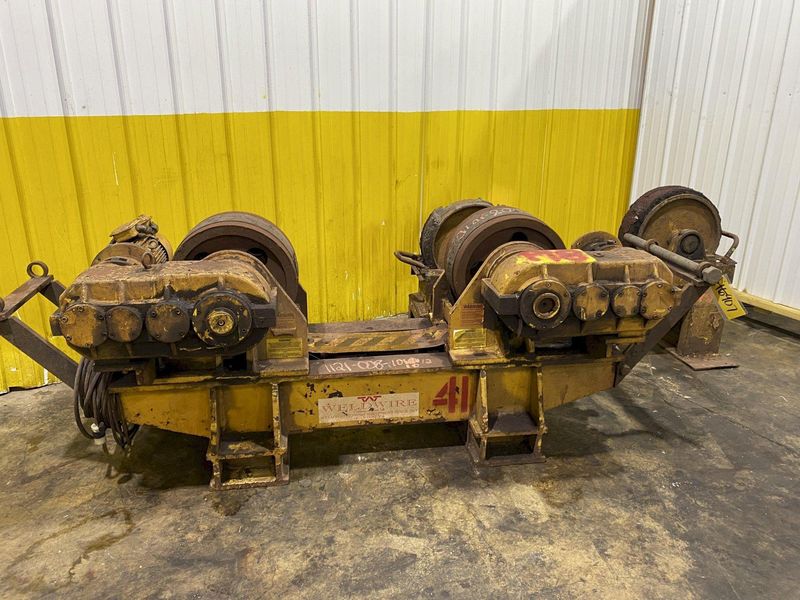 60 TON WELDWIRE MODEL #WER-60  POWERED TANK TURNING ROLLS WITH IDLER: STOCK #16907