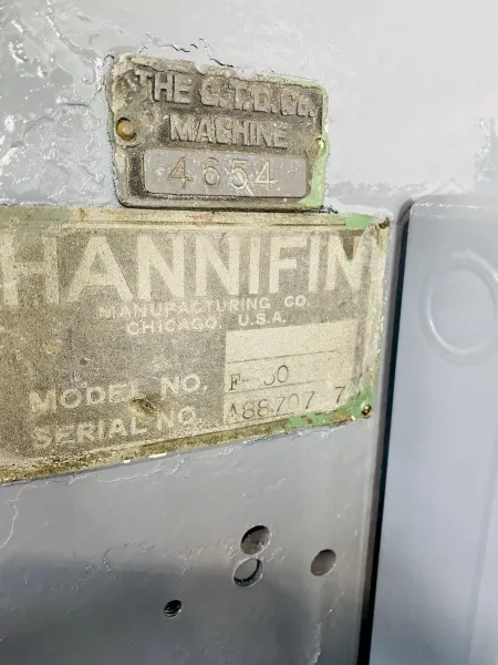 15 TON HANNIFIN #F-50 HYDRAULIC C-FRAME PRESS: STOCK #10464