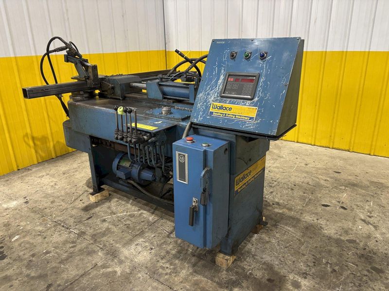 2" WALLACE MODEL #1002 PROGRAMMABLE HYDRAULIC PIPE & TUBE BENDER: STOCK #23183