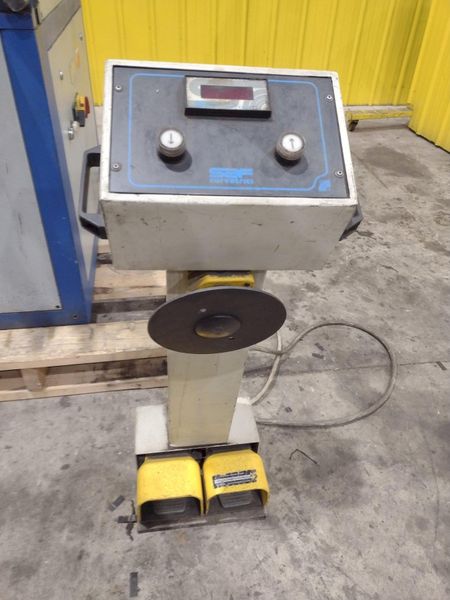 2" x 2" x 3/8" TAURING MODEL #SAF DS60 HYDRAULIC ANGLE ROLL BENDER, NEW 2003: STOCK #22814