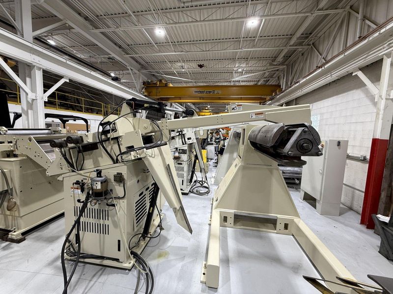 24,000 lbs. x 32" Width Minster Conventional Heavy Duty Servo Coil Feed Line, Model MRH20-38S /