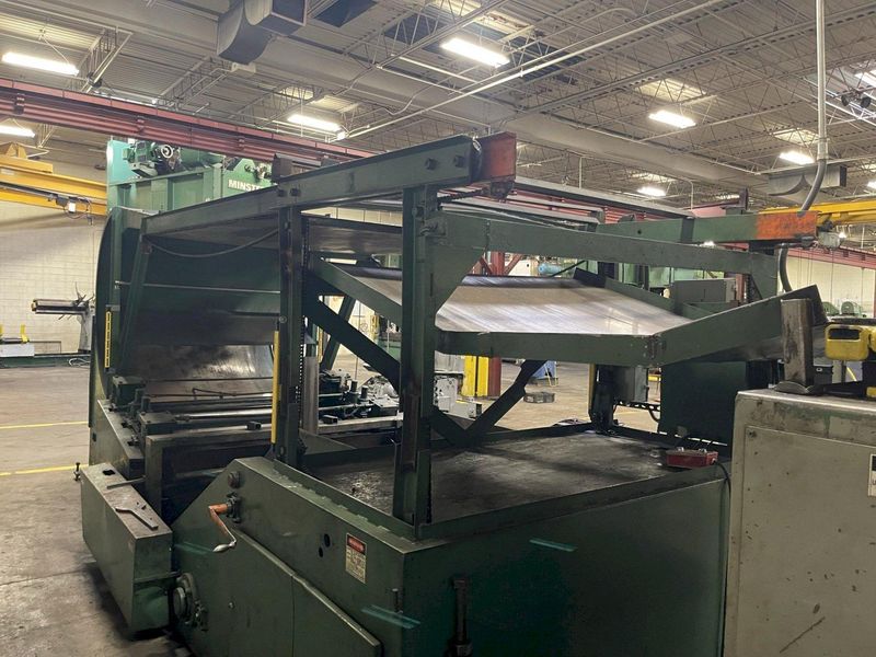 20,000 lbs x 72" Feed Lease Combination Coil Cradle Straightener - Coil Feed Equipment
