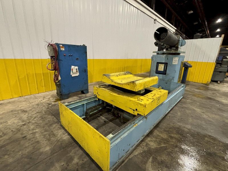 20,000 LBS X 60" ASC MODEL 20/25W DOUBLE END MOTORIZED COIL REEL UNCOILER WITH ASC 30M COIL CAR: