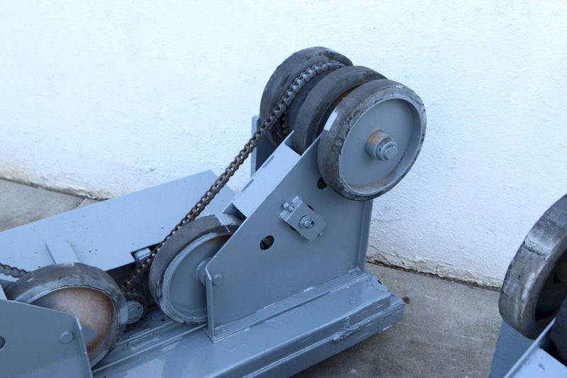 8000 LBS PANDJIRIS TANK TURNING ROLLS: STOCK #70341
