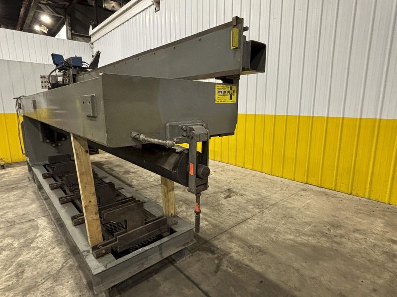 144" GOURAN / LINDE SEAM WELDER WITH MILLER INVISION #456P POWER SUPPLY: STOCK #22514