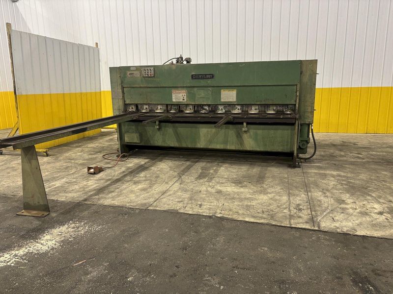 10' x 1/4" CINCINNATI MODEL #2H10 HYDRAULIC POWER SHEAR: STOCK #22535