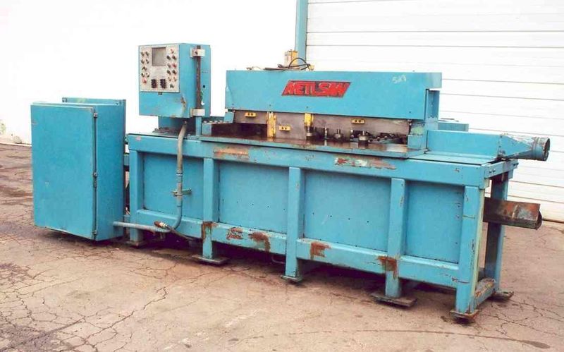 2" X 5' METLSAW AUTOMATIC TRAVERSING PLATE SAW:  STOCK #17128