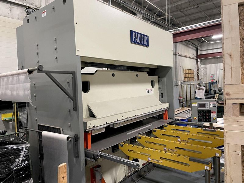 300 TON PACIFIC (NEW 2017) MODEL #300-OBL-10/60 STRAIGHT SIDE HYDRAULIC PRESS, 12" STROKE: STOCK