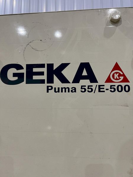 60 TON GEKA PUMA MODEL #55S SINGLE END HYDRAULIC PUNCH: STOCK #20638