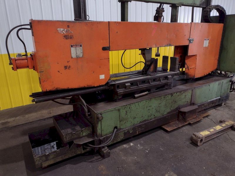 50" X 20" PEDDINGHAUS SERIES #1250-510 STRUCTURAL STEEL HORIZONTAL SAW: STOCK #19129