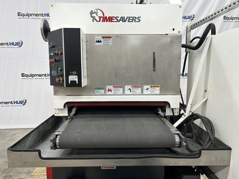 Timesavers LYNX 37MWT-D-60 37″ Wet Wide Belt Finishing / Deburring Machine (2024)
