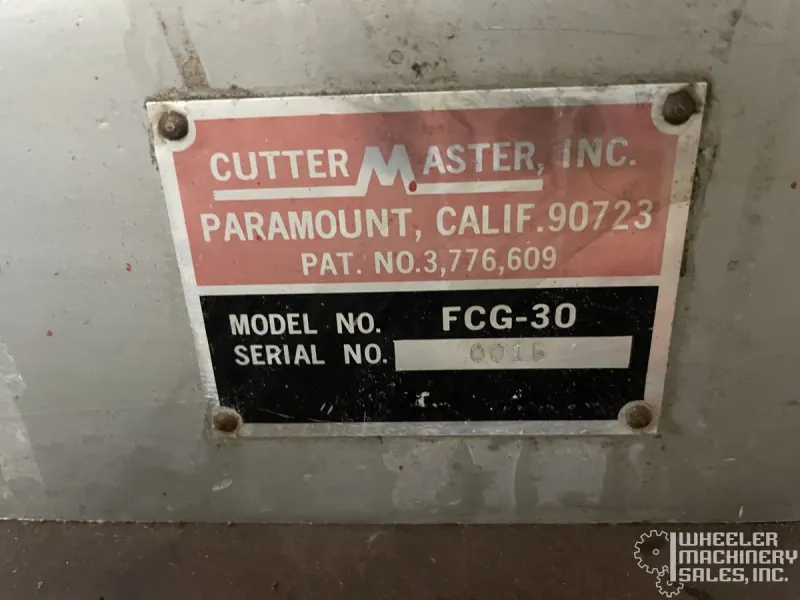 CUTTERMASTER FCG-30 Tool & Cutter Grinder #8112 #1
