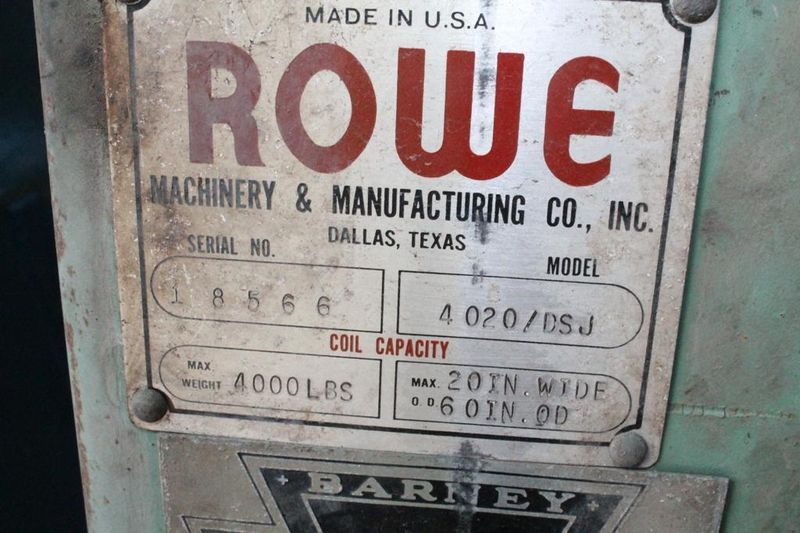 4,000 LBS ROWE MOTORIZED COIL REEL : STOCK #59930