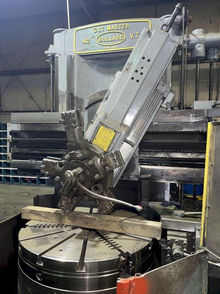 42" BULLARD CUTMASTER 3-JAW VERTICAL TURRET LATHE (V.T.L.): STOCK #14231