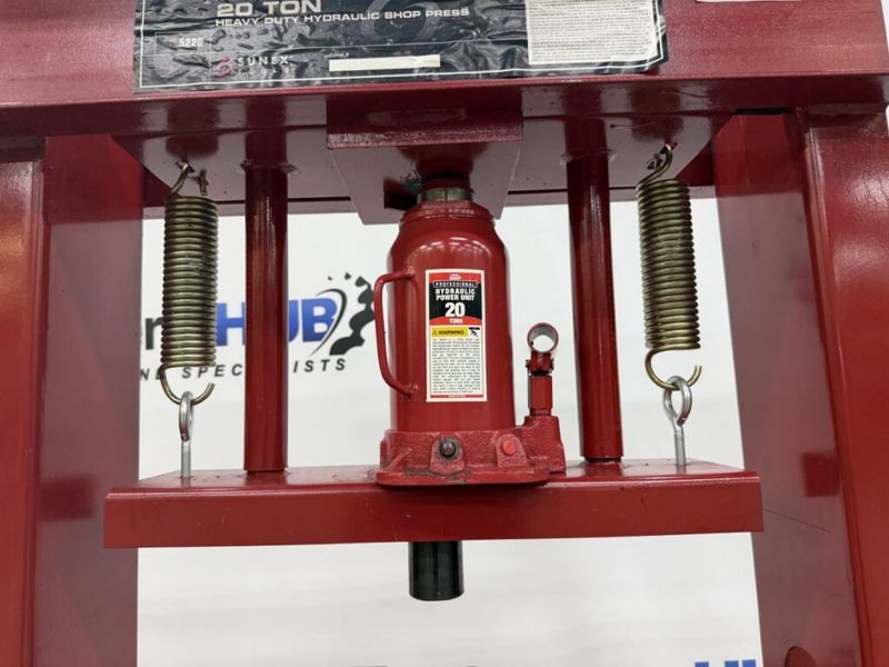 Sunex 5220 20 Ton H-Frame Hydraulic Manual Floor Shop Press