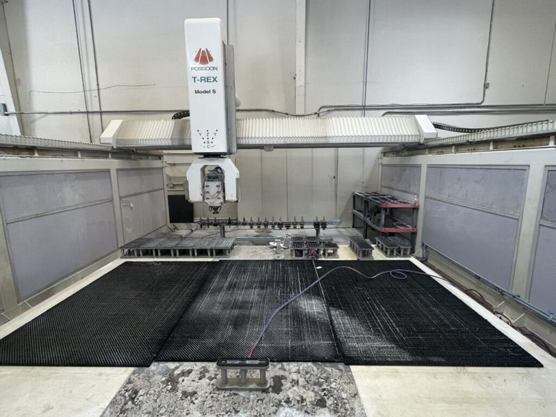 Poseidon T-Rex Model S 5 Axis CNC Vertical Gantry Mill / Bridge Saw (2021)