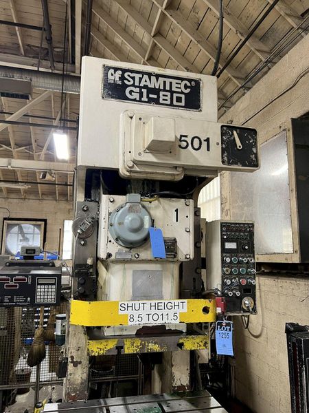 88 TON STAMTEC GAP FRAME PRESS