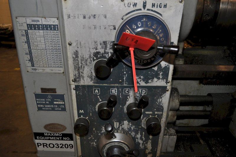 24" X 40" HOWA SANGYO ENGINE LATHE