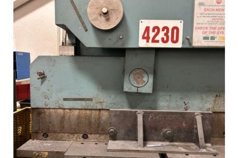 65 TON X 8' PIRANHA HYDRAULIC PRESS BRAKE