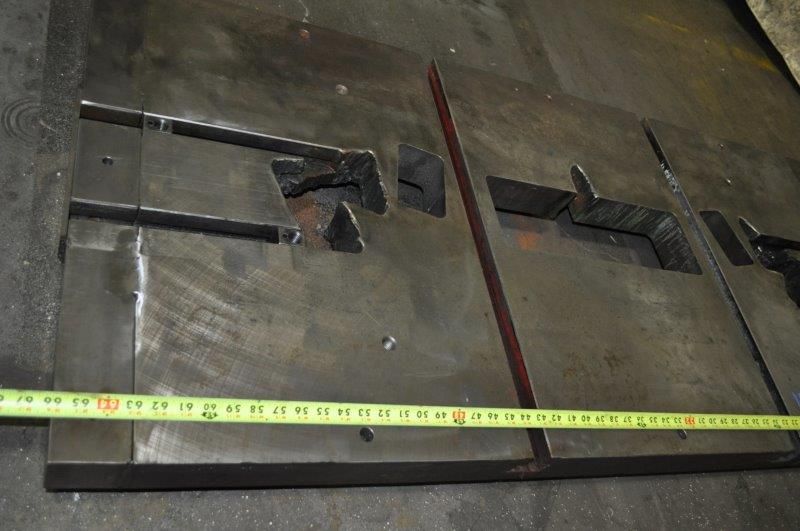 66" x 30" x 3" BOLSTER PLATE