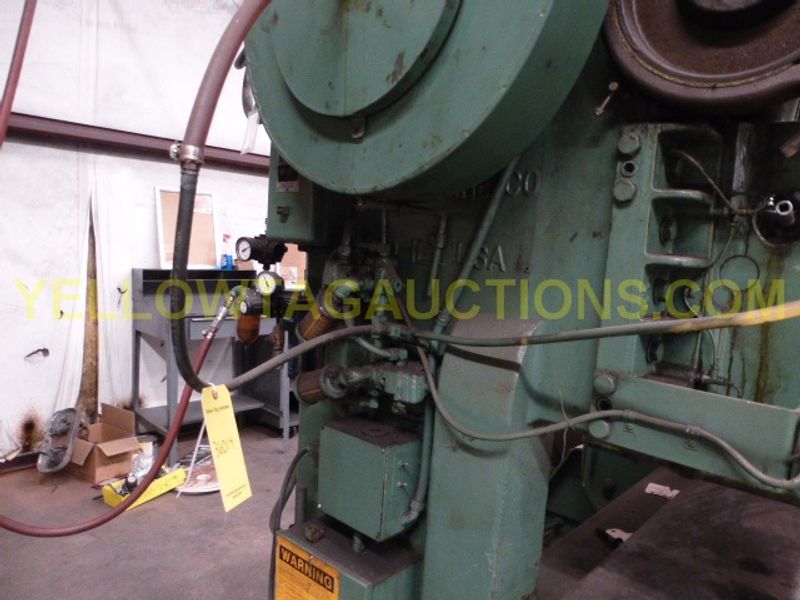 60 TON ROUSSELLE DOUBLE CRANK GAP FRAME PRESS