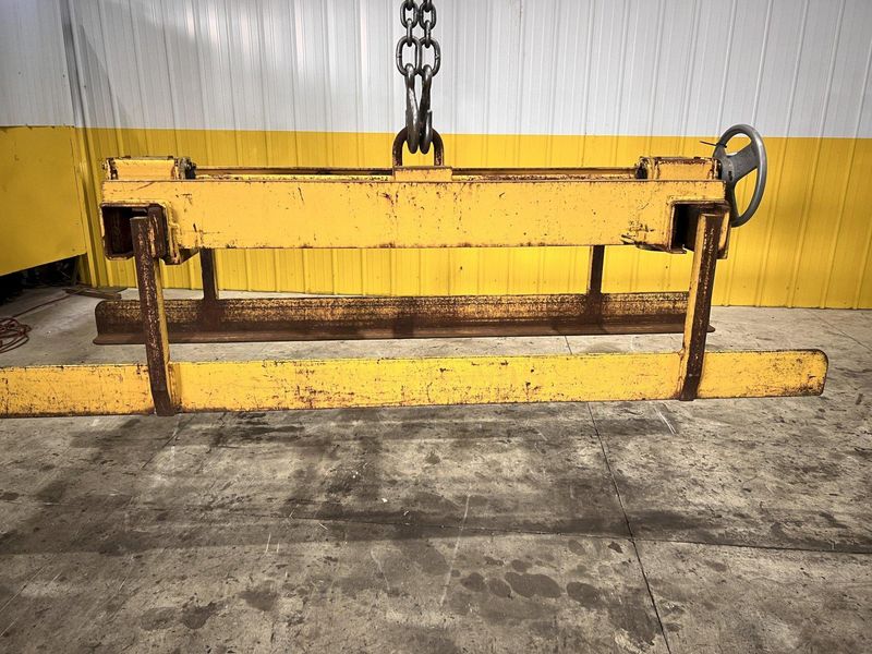 10,000 LBS x 96" x 14-48" WIDE CADY MODEL #SL101658 ADJUSTABLE SHEET LIFTER: STOCK #11459