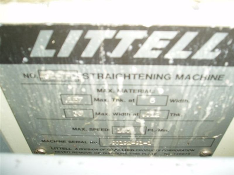 30" x .012" Littell Stock Straightener