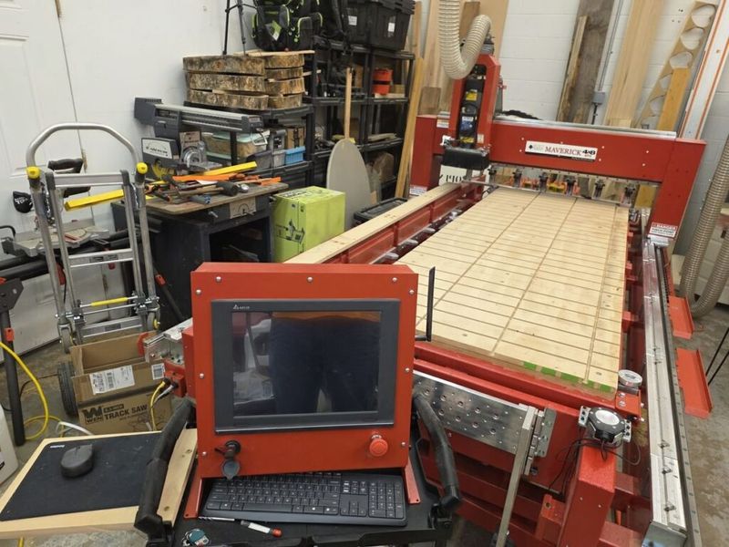 Legacy Woodworking Machinery Maverick 4′ x 8′ CNC Router with Rotary Turning Center (2025)