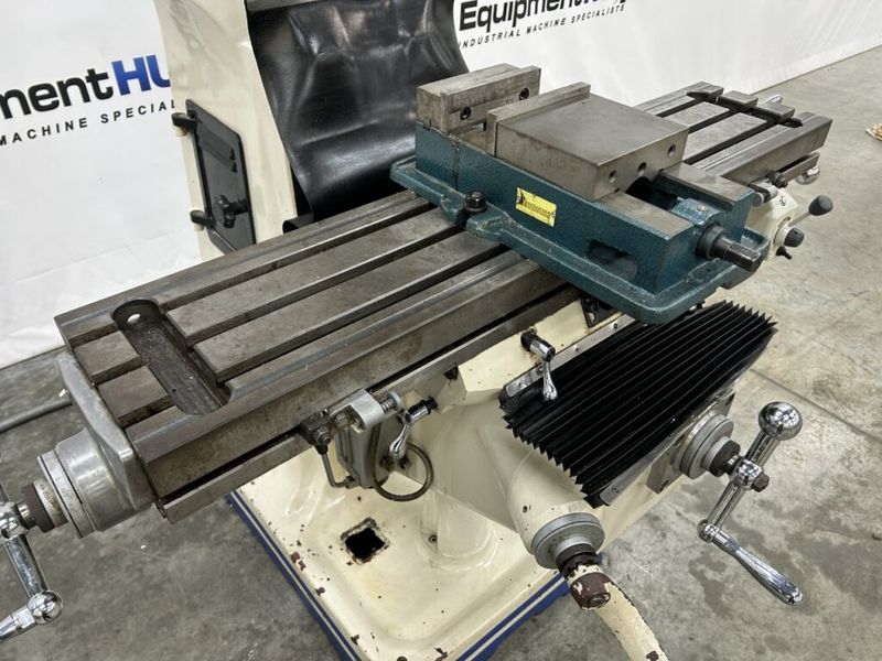Birmingham BPS-1642 9″ x 42″ Vertical Milling Machine w/ Power Feed, Machinist Vise