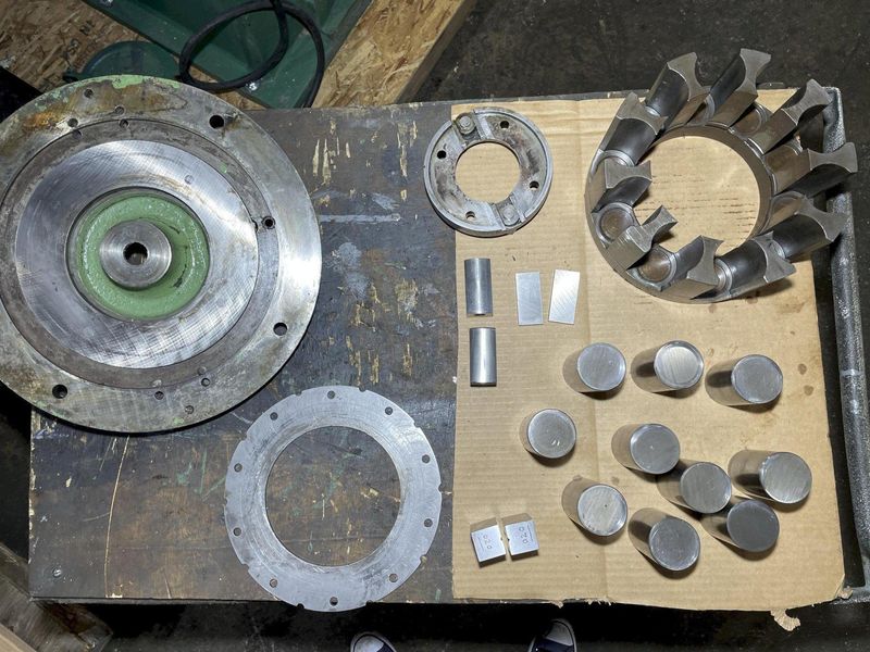 1" (25mm) Torrington Model 3 1/2, 2 Die Rotary Swaging Machine