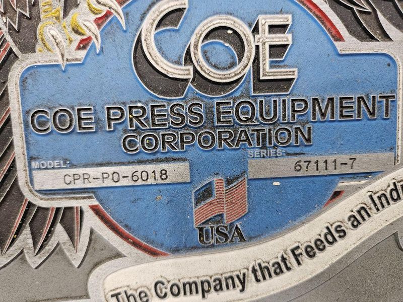 6000 LB X 12" X .125" COE DALLAS CWP SERVO FEEDLINE