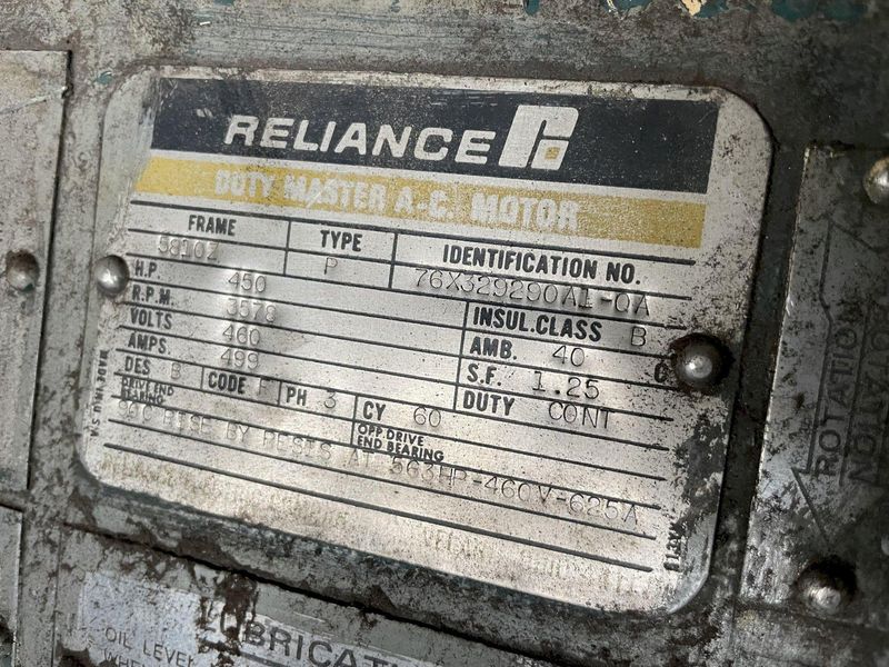 450 HP INGERSOLL RAND CENTAC CENTRIFUGAL AIR COMPRESSOR w/ BAY PROTECH MOTOR CONTROLS: STOCK #14