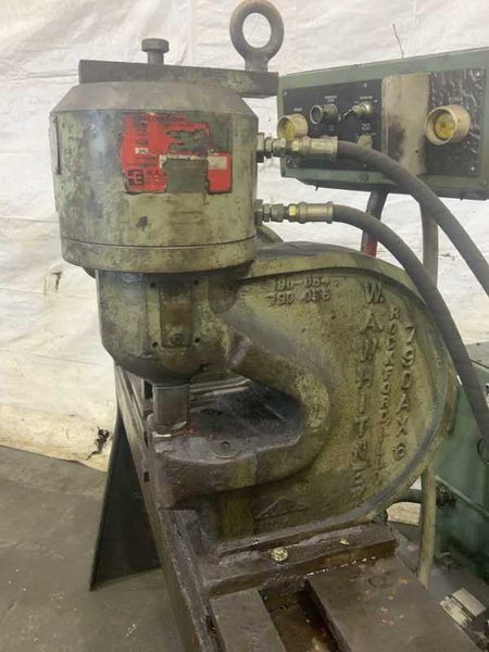 (2) 90 TON W A WHITNEY FLANGE HYDRAULIC PUNCH PRESS: STOCK #78821