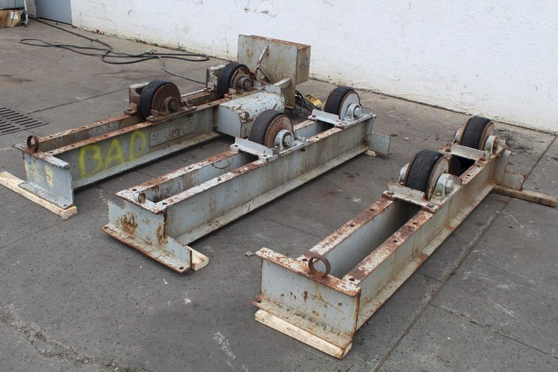 15 TON ARONSON TANK TURNING ROLLS 1 DRIVE & 2 IDLERS: STOCK # 72464