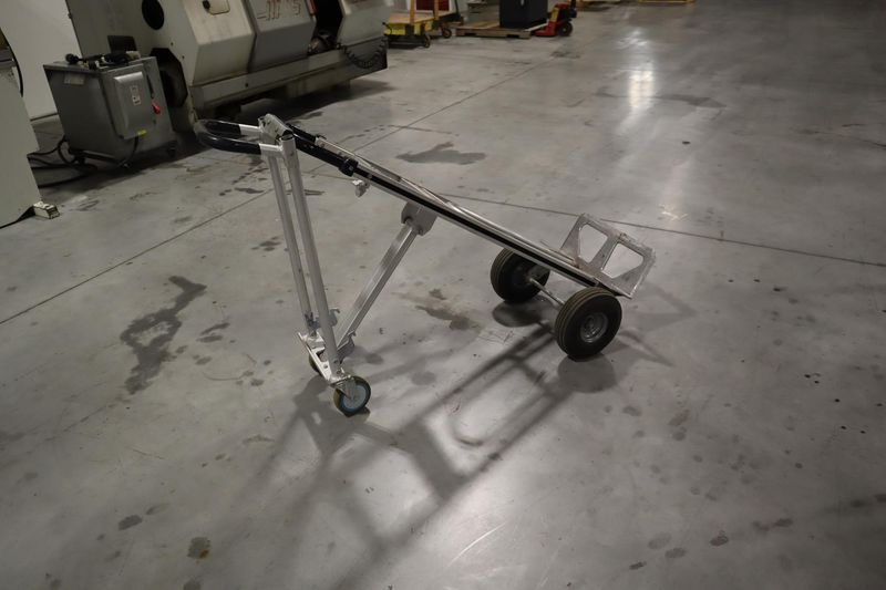 Strongway 2 Wheel Dolly, Vertical/Angled Convertible with Pneumatic Tires- Auction Item