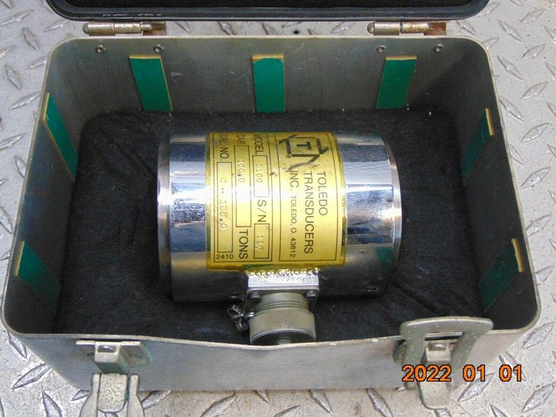 100 TON TOLEDO TRANSDUCERS LOAD TONNAGE METER & MONITOR: STOCK #16453
