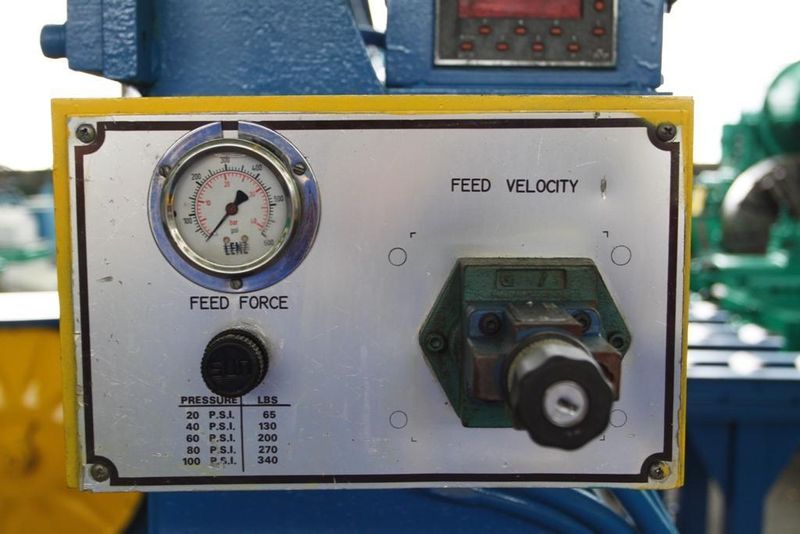 TANNEWITZ MODEL 6024MH VERTICAL BAND TYPE PLATE SAW: STOCK 59088