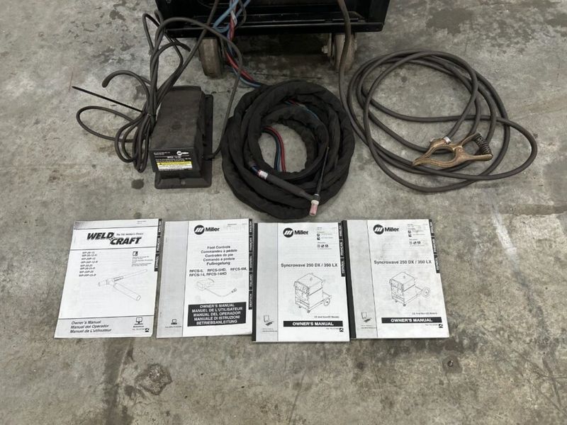 Miller Syncrowave 250 DX AC/DC TIG & Stick Welder Package