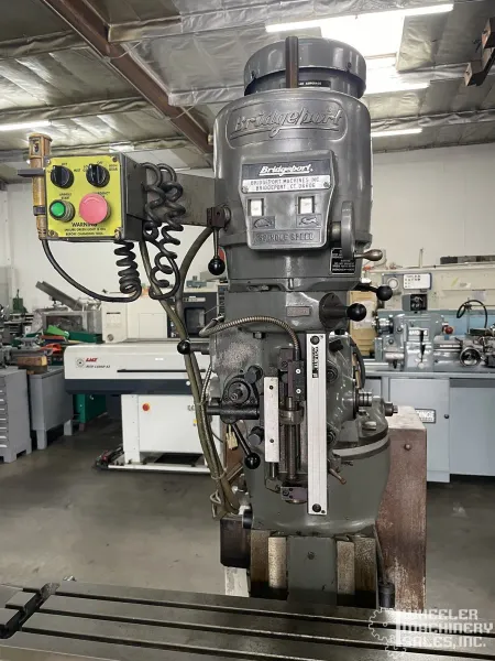 BRIDGEPORT EZ TRAK MANUAL TOOLROOM MILLING MACHNE (No Control) 9" X 48" #8342