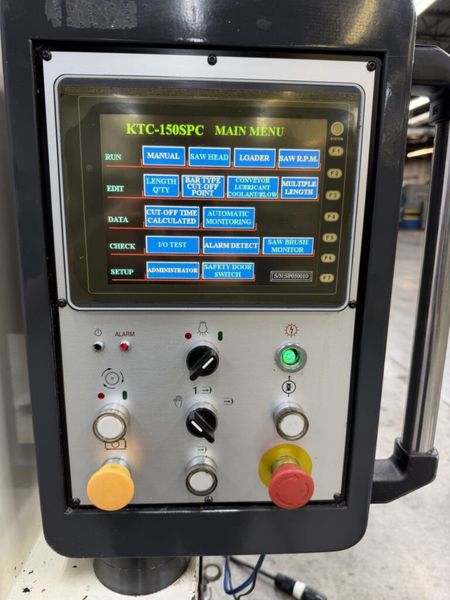 HEM KTC-150SP Automatic CNC Cold Saw w/ Automatic Bar Loader