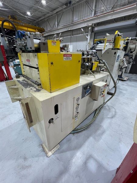 12" Coe Press Equipment High Strength Steel Combination Servo Feed Straightener, Year 2015