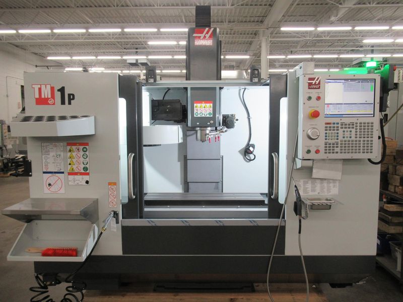 Haas TM-1P Toolroom Mill 30" x 12" x 16", 10K RPM, 20 Station Tool Changer, 4th-Axis Drive, Probing, High Speed Machining - ZERO CUTTING HOURS