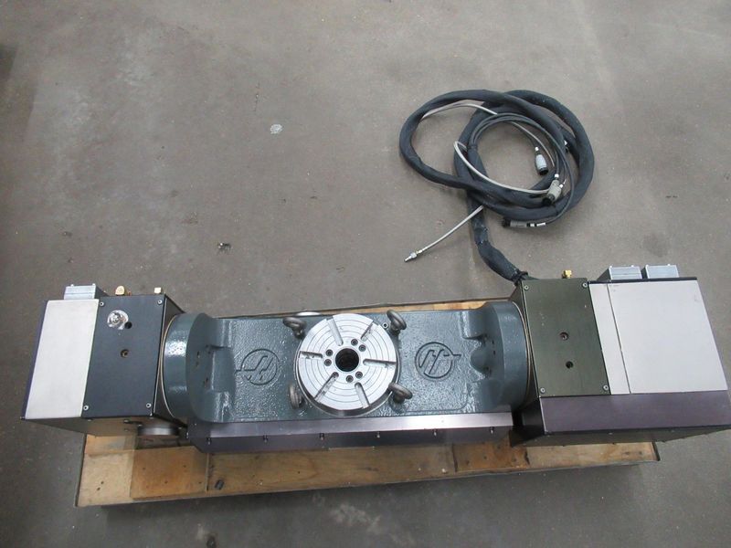Haas TR-210 Trunnion Type 2-Axis Rotary Table 8.25" Diameter Platen, Sigma-5 Brushless Servo Motors