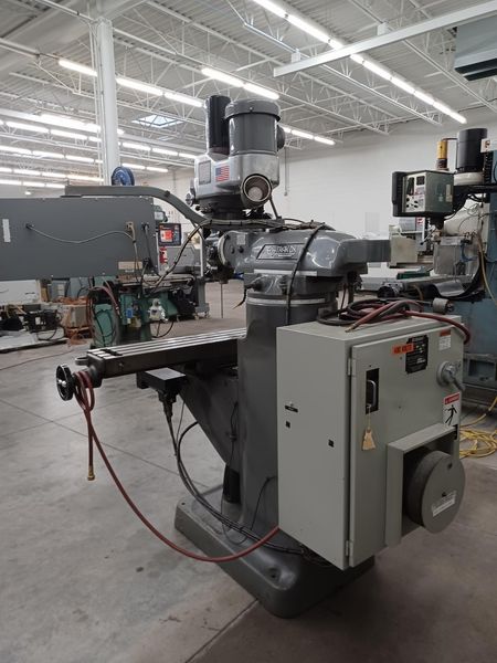 Bridgeport EZ Trak 2-Axis CNC Knee Mill with Bridgeport Control, Power Draw Bar, R8 Spindle Taper, Lube System- Auction Item