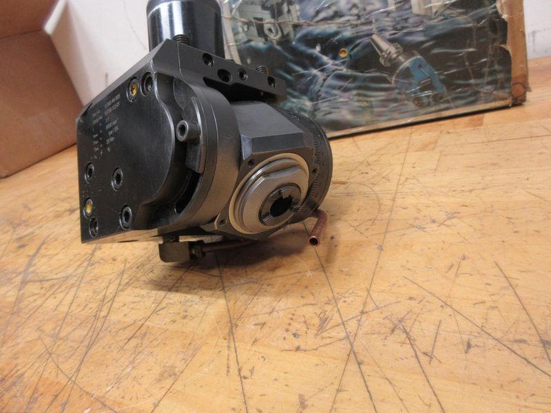 Heimatec (P/N: 8 043 44 005) BMT45 Universal Adjustable Angle Head Live Tool Holder, ER16 collet, Range of +105°/-20°.- Auction Item